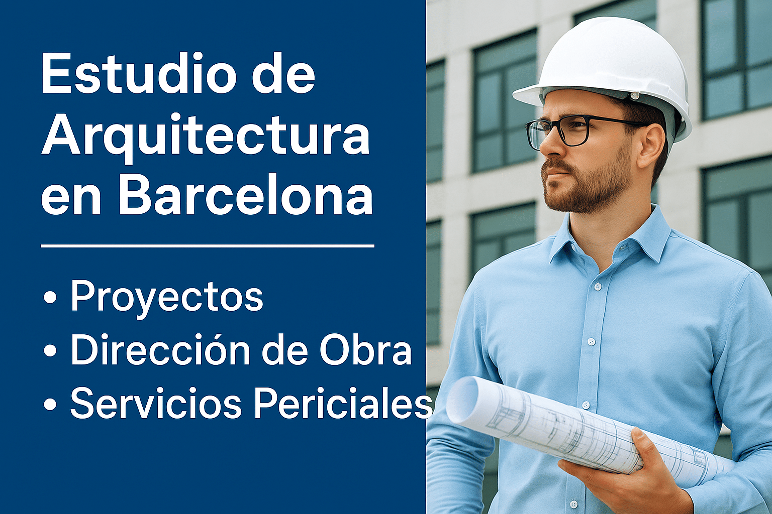Estudio de arquitectura en Barcelona con equipo profesional especializado en proyectos, rehabilitación y servicios periciales