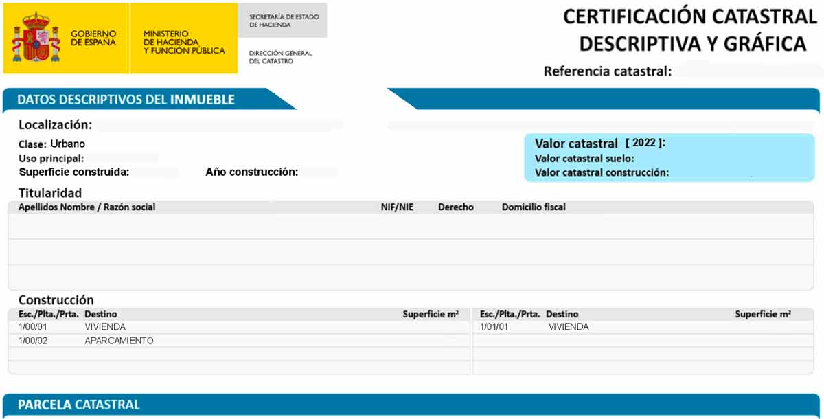 Certificación Catastral Descriptiva y Gráfica CCDG