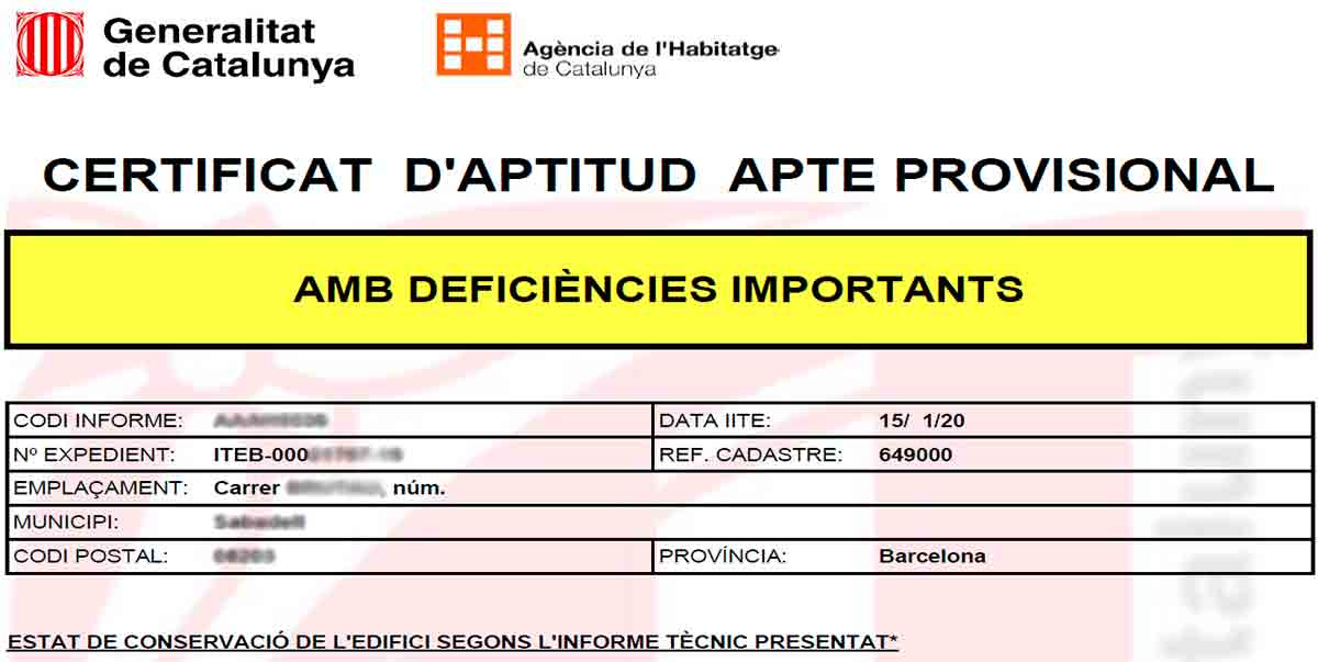 Informe de Verificación ITE